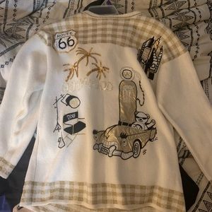 Sandylo Bear Movie Star Embroidered sweater